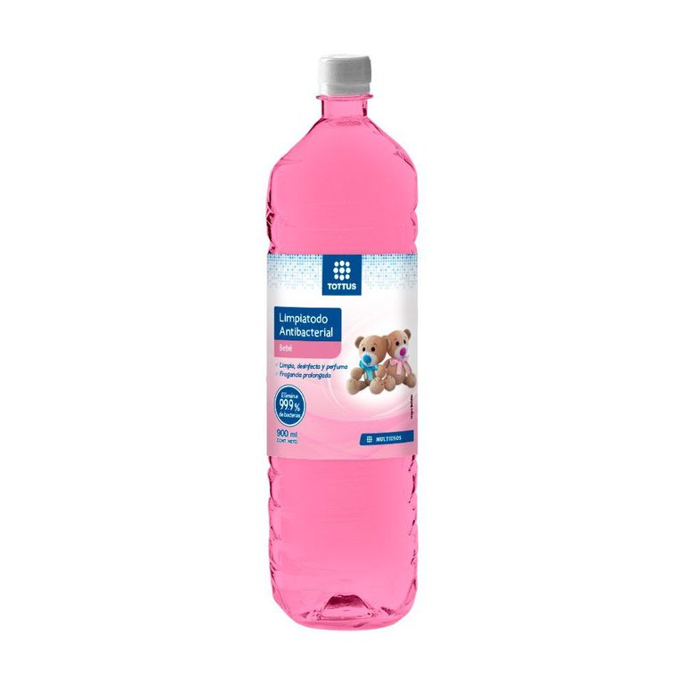 Limpiatodo Antibacterial Tottus Bebé Botella 900 mL