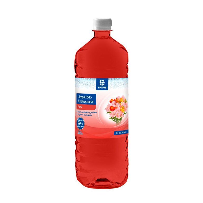 Limpiatodo Antibacterial Tottus Floral Botella 1.8 L