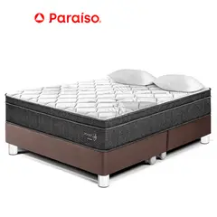 PARAISO - Cama Pocket Star King Choco
