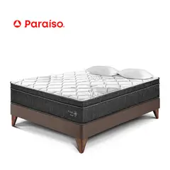 PARAISO - Cama Europea Pocket Star 2 Pz Choco