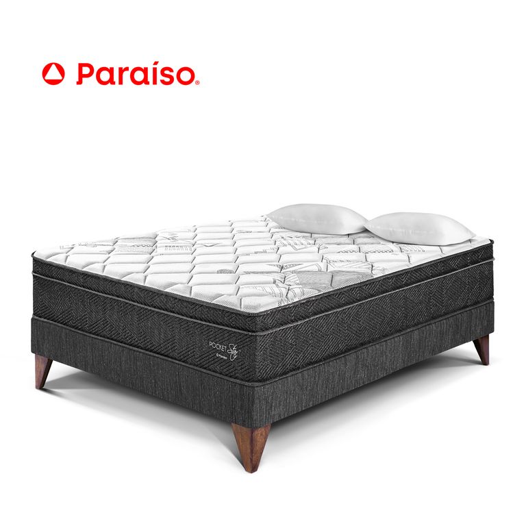 CAMA EUROPEA POCKET STAR 2 PZ OSCURO