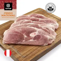TOTTUS - Chuleta De Brazuelo De Cerdo Congelado
