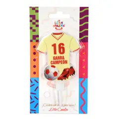 LITTLE CANDLES - Velas De Cumpleaños Camiseta Crema