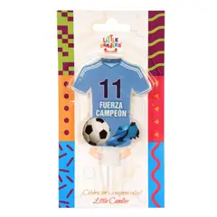 LITTLE CANDLES - Velas De Cumpleaños Camiseta Celeste