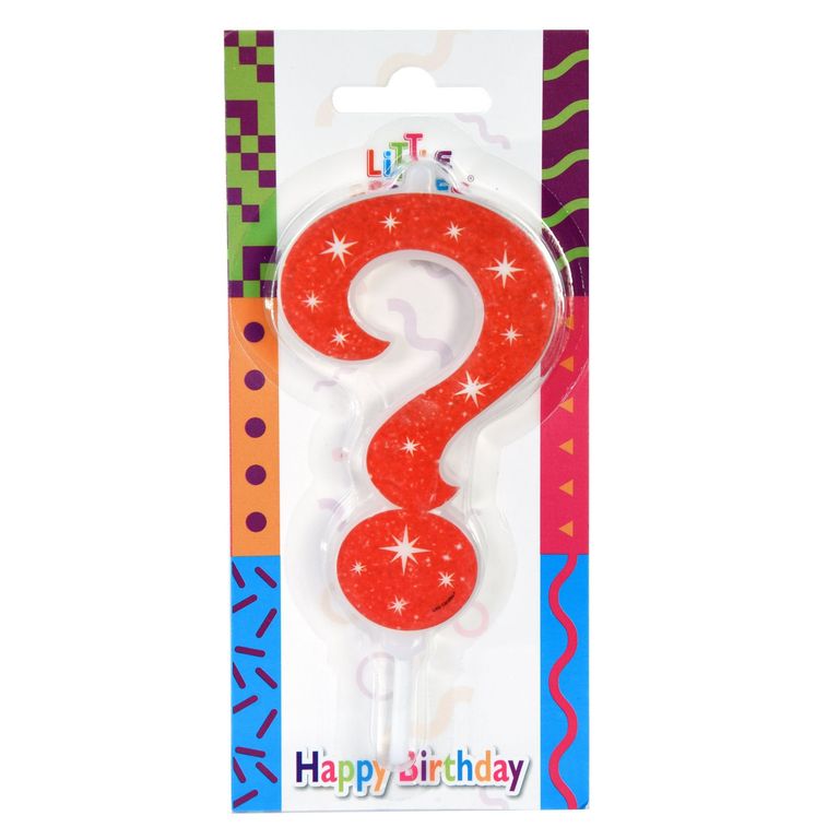 Velas De Cumpleaños Signos Sticker Rojo