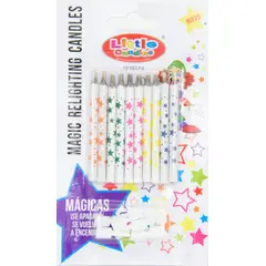 LITTLE CANDLES - Velas De Cumpleaños Palitos Mágicas Estrellas