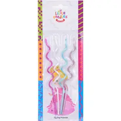 LITTLE CANDLES - Velas De Cumpleaños Zigzag Multicolor