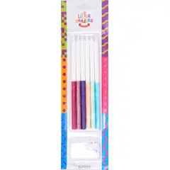 LITTLE CANDLES - Velas De Cumpleaños Palitos Glitter Mix Mujer