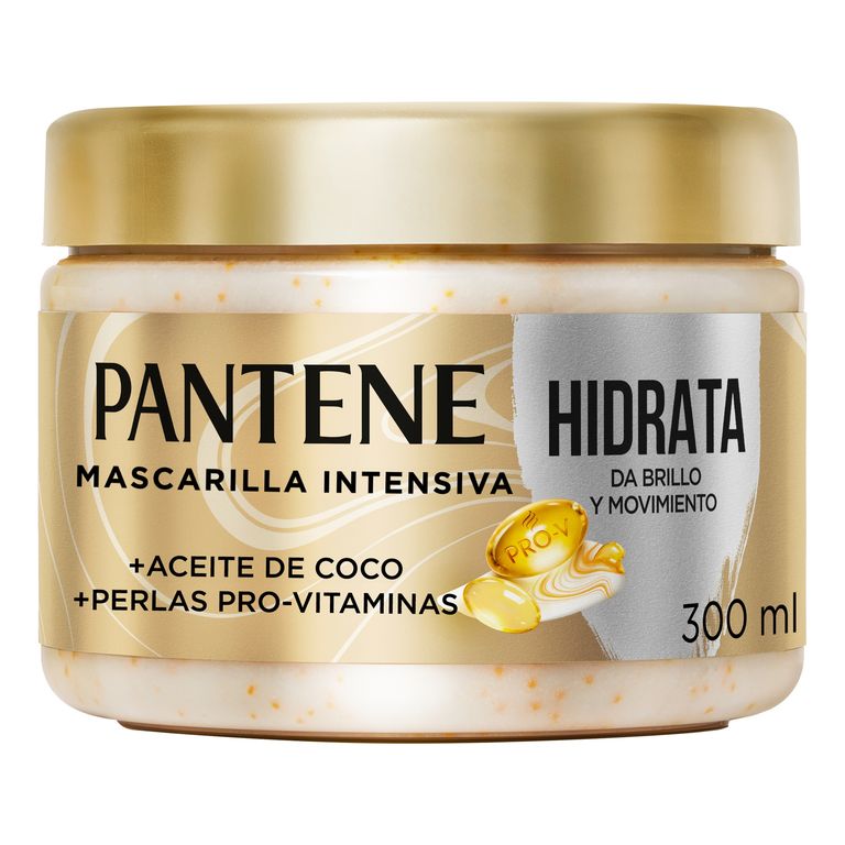 Mascarilla Capilar Pantene Miracles Hidratación Brillo Movimiento Botella 300 mL
