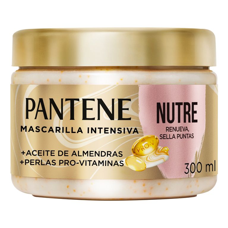 Mascarilla Capilar Pantene Miracles Nutre y Sella Puntas Botella 300 mL