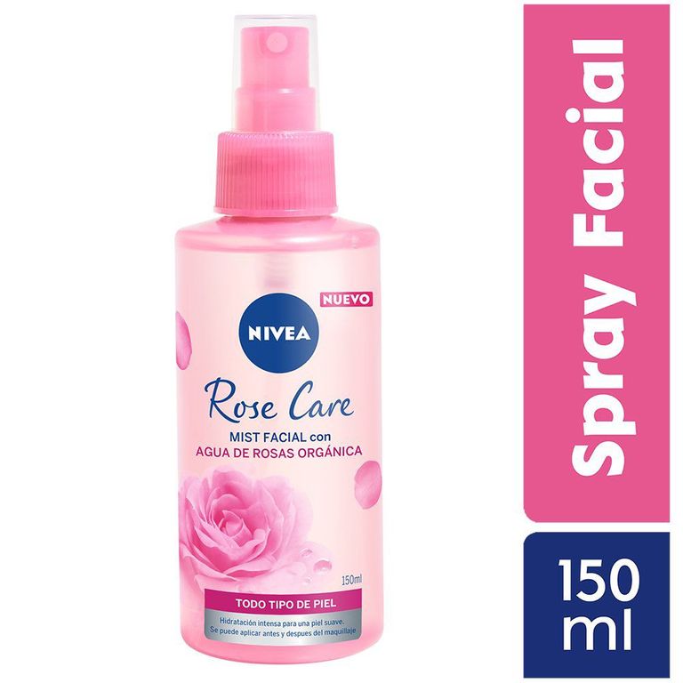 Mist Spray Facial Nivea Roses Care Envase 150 mL