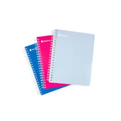 MINERVA - Cuaderno Anillado Cuadriculado Minerva Univ. 150 Hojas 5 Div.