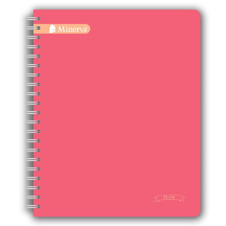 Cuaderno Anillado Cuadriculado Minerva Univ. 180 Hojas 6 Div. Prisma