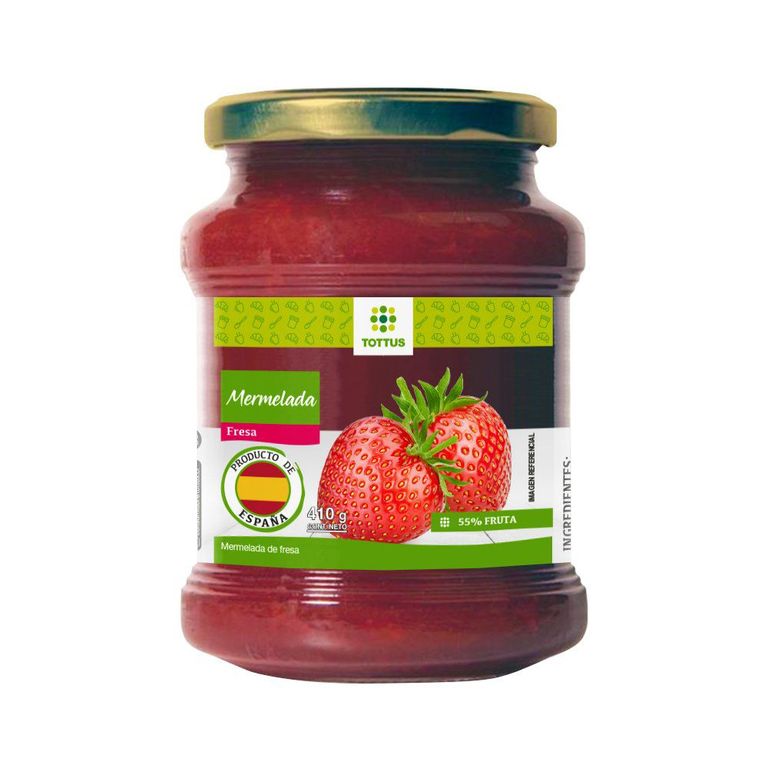 Mermelada Tottus Fresa Envase 410 g