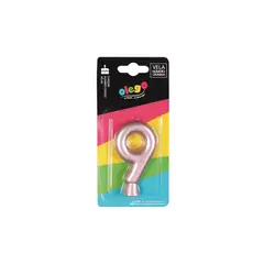 OLEGO - Vela Número 9 Cromada Gold Rose