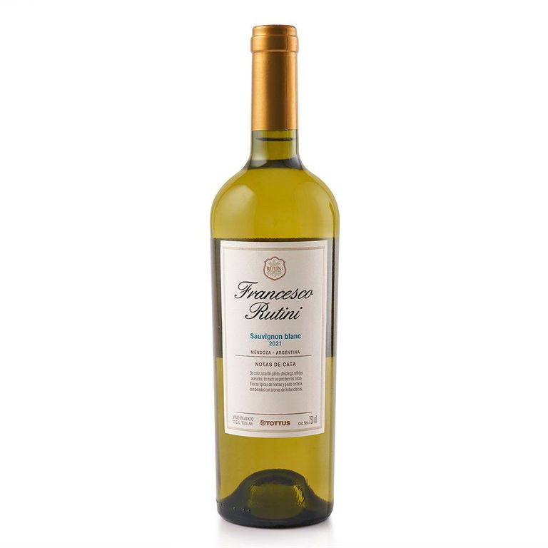 Vino Blanco Rutini Reserva Sauvignon Tottus Botella 750 mL