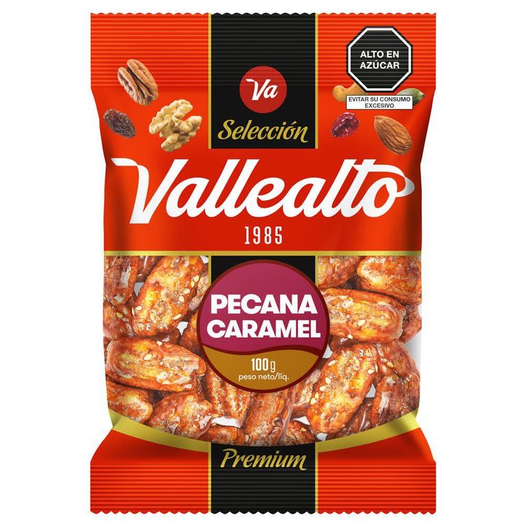 Pecana Caramel Vallealto Bolsa 100 g