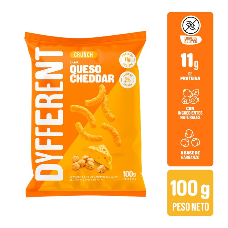 Crunch Sabor Cheddar Dyfferent Bolsa 100 g