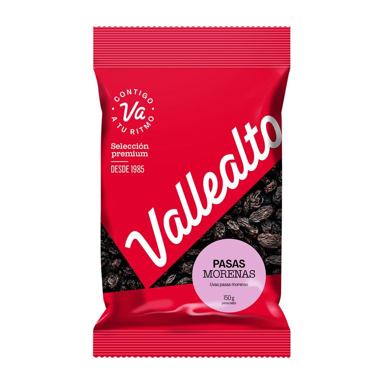 Pasas Morenas Vallealto Bolsa 150 g
