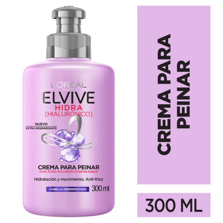 Crema para Peinar Elvive Hidra Hialurónico Envase 300 mL