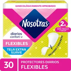 NOSOTRAS - Protectores Diarios Nosotras Flexibles Empaque 30 Und