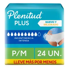 PLENITUD - Ropa Interior Desechable Plenitud Talla P/M Empaque 24 Und