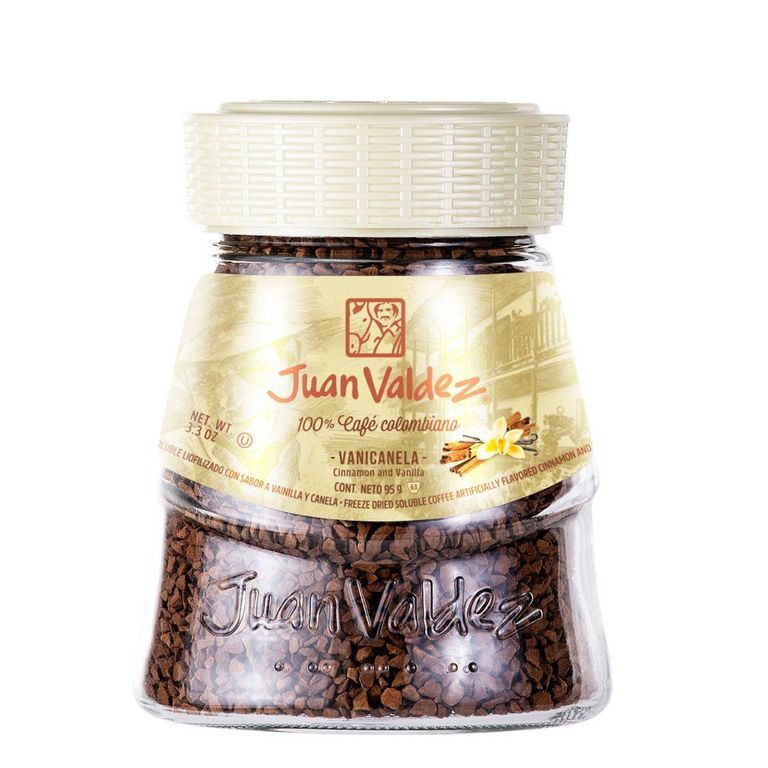 Café Soluble Liofilizado Juan Valdez Vanicanela Envase 95 g