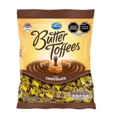 ARCOR - Caramelos Butter Toffees Chocolate Bolsa 390 g