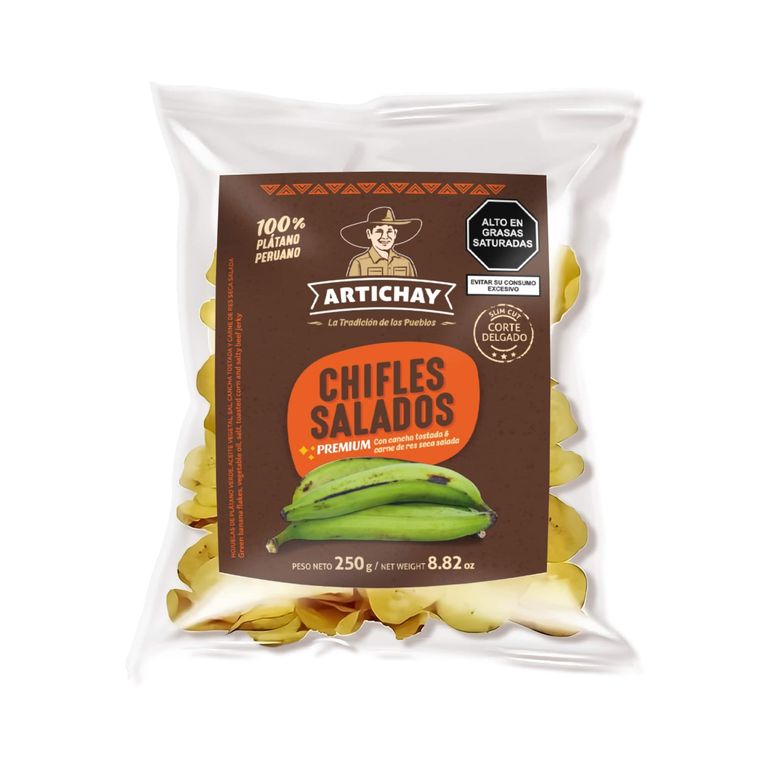 Chifles Salados Artichay Cancha Carne Res Bolsa 250 g