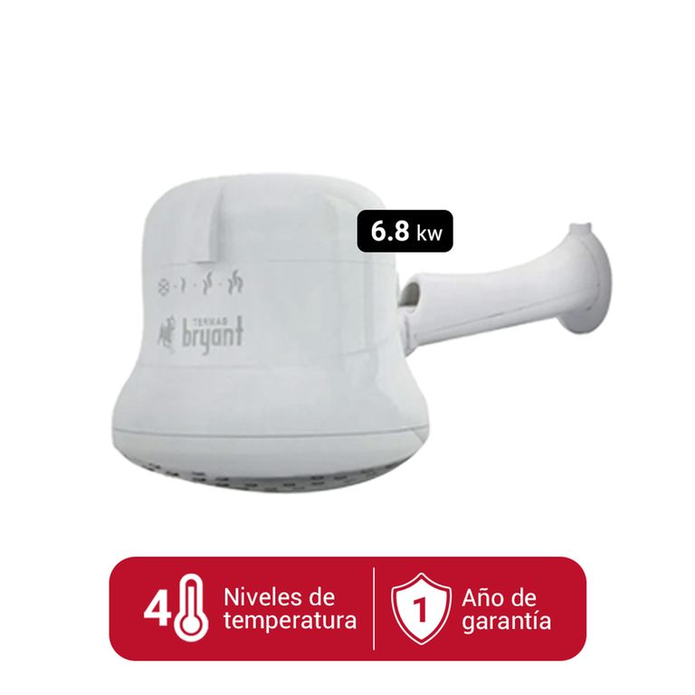 Kit Ducha Ideale 6.8Kw y Brazo Ducha