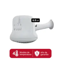 BRYANT - Kit Ducha Ideale 6.8Kw y Brazo Ducha