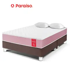 PARAISO - Cama Medallon Queen Chocolate