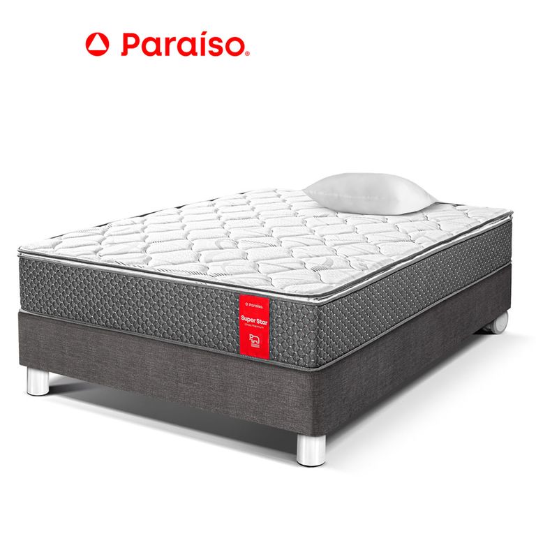 Cama Super Star 1.5 Plz Acero