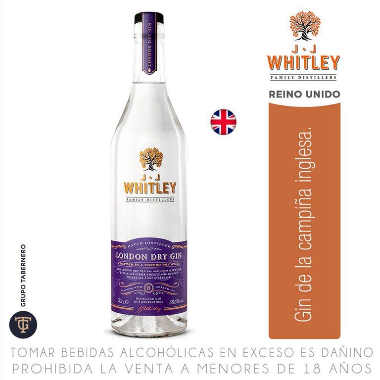 Gin Whitley Neill Dry Botella 700 mL