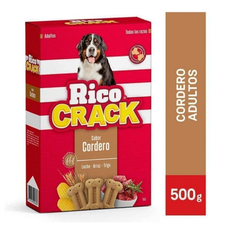 Galletas Perros Adultos Ricocrack Cordero Caja 500 g