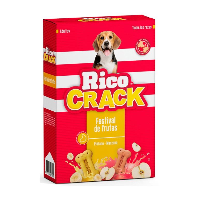 Galletas Perros Adultos Ricocrack Frutas Caja 500 g