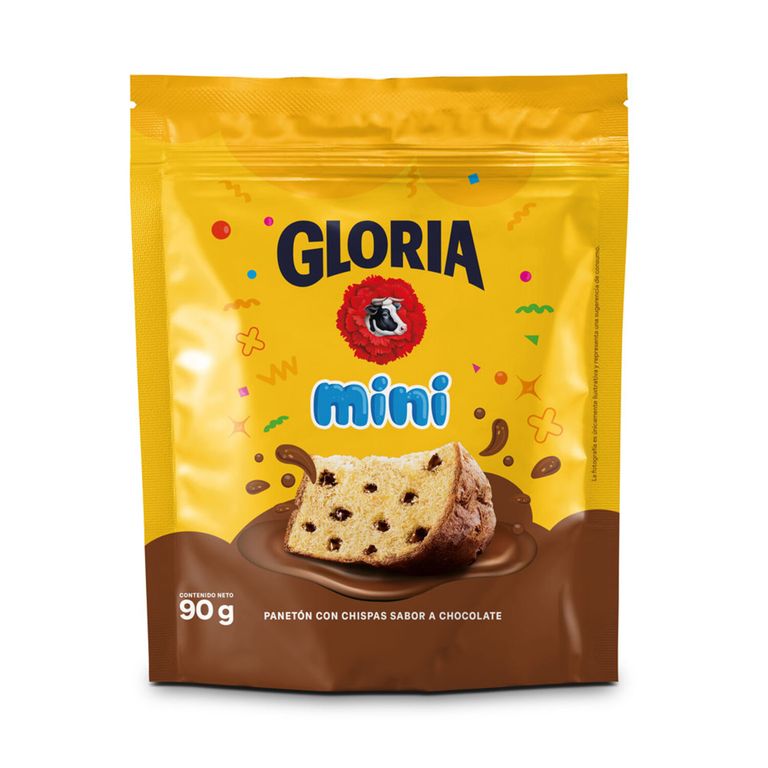 Panetón Gloria Mini Chocolate Bolsa 90 g