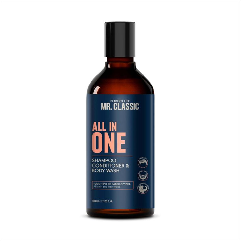 Shampoo All in One Mr Classic Botella 400 mL