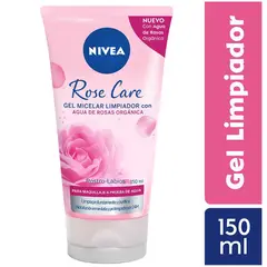 NIVEA - Limpiador Facial Gel Rose Care Envase 150 mL