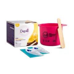 DEPILE - Cera Depiladora Depile Microondas Caléndula Vainilla Caja 200 g