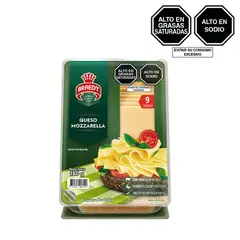 BRAEDT - Queso Mozarella en Láminas Braedt Empaque 180 g