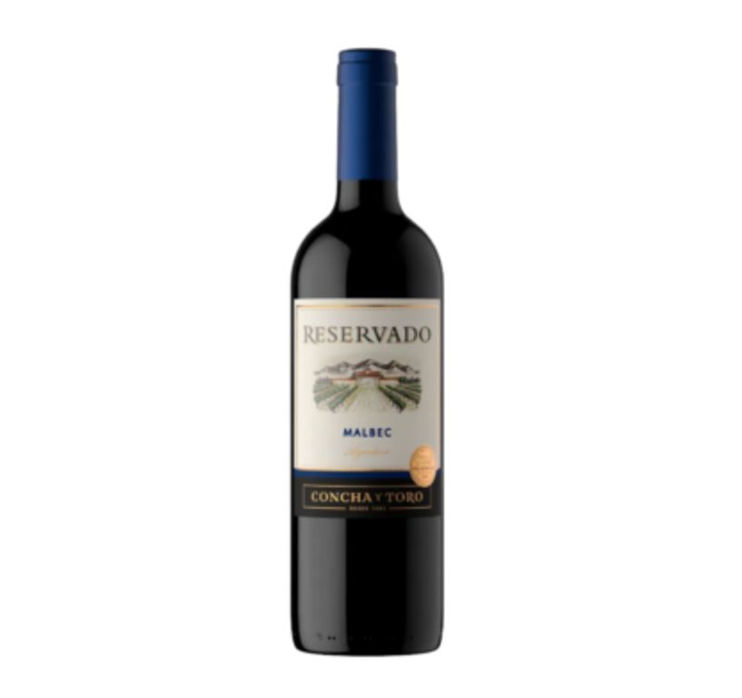 Vino Tinto Malbec Reservado Botella 750 mL