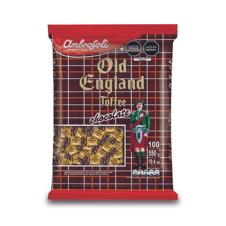Caramelo Blando Old England Toffee Chocolate Bolsa 500 g