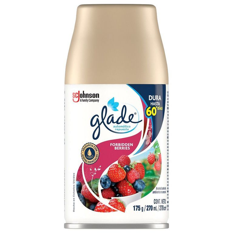 Repuesto Ambientador Automático Glade Mora Lata 270 mL