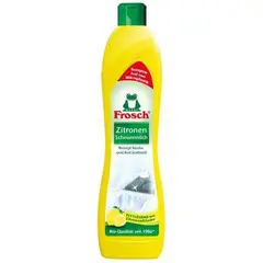 FROSCH - Limpiador Crema Acero Inoxidable Y Cocinas Limón Envase 500 mL