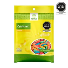 TOTTUS - Gomitas gusanos Ácidos Tottus 100 g