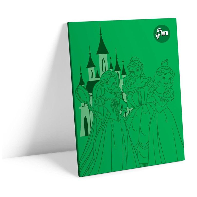 Cuaderno Rayado Loro Deluxe 80 Hojas Disney Mujer