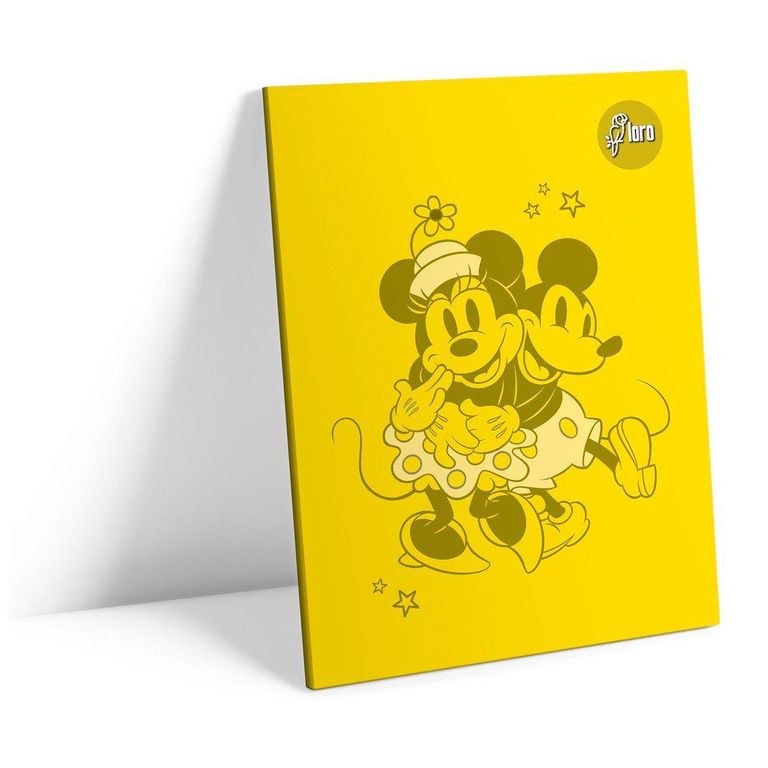 Cuaderno Triple Renglón Loro Deluxe 80 Hojas Disney Mujer