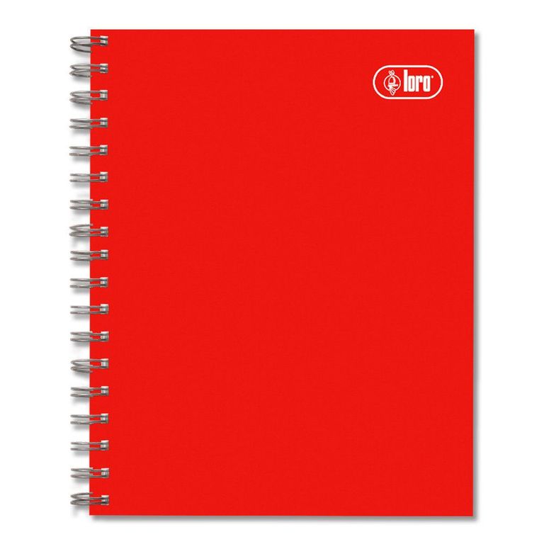 Cuaderno Anillado Cuadriculado Loro Universitario 160 Hojas 6 Div.