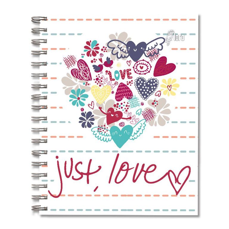 Cuaderno Anillado Cuadriculado Loro Ejecutivo 160 Hojas 6 Div.